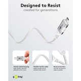 goobay 74391, Adaptador blanco