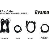 iiyama G-Master G4380UHSU-B2, Monitor de gaming negro