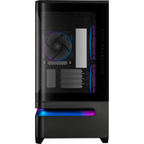 ASUS PRIME AP202 ARGB Midi Tower Negro, Cajas de torre negro, Midi Tower, PC, Negro, micro ATX, Mini-ITX, Multi, 17,5 cm