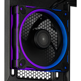 ASUS PRIME AP202 ARGB Midi Tower Negro, Cajas de torre negro, Midi Tower, PC, Negro, micro ATX, Mini-ITX, Multi, 17,5 cm