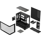 ASUS PRIME AP202 ARGB Midi Tower Negro, Cajas de torre negro, Midi Tower, PC, Negro, micro ATX, Mini-ITX, Multi, 17,5 cm