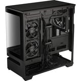 ASUS PRIME AP202 ARGB Midi Tower Negro, Cajas de torre negro, Midi Tower, PC, Negro, micro ATX, Mini-ITX, Multi, 17,5 cm