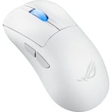 ASUS ROG Keris II Ace Wireless AimPoint White ratón Juego mano derecha RF Wireless + Bluetooth + USB Type-A Óptico 42000 DPI, Ratones para gaming blanco, mano derecha, Óptico, RF Wireless + Bluetooth + USB Type-A, 42000 DPI, Blanco