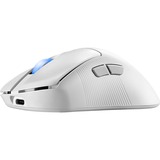 ASUS ROG Keris II Ace Wireless AimPoint White ratón Juego mano derecha RF Wireless + Bluetooth + USB Type-A Óptico 42000 DPI, Ratones para gaming blanco, mano derecha, Óptico, RF Wireless + Bluetooth + USB Type-A, 42000 DPI, Blanco