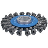 Bosch 2 608 620 731 accesorio para amoladora angular Cepillo abrasivo Cepillo abrasivo, Aluminio, Metal no ferroso, Pipa, Perfil, Acero, 11,5 cm, Bosch, Azul, Gris, 0,5 mm