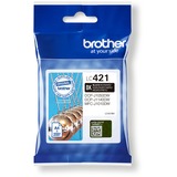 Brother LC-421BK cartucho de tinta 1 pieza(s) Original Negro 200 páginas, 1 pieza(s), Pack individual