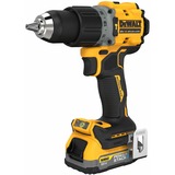 DEWALT Taladro atornillador percutor a batería DCD805E2T, 18 Voltios, Taladro/destornillador amarillo/Negro