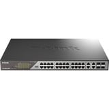 D-Link DSS-200G-28MPP switch Gestionado L2 Gigabit Ethernet (10/100/1000) Energía sobre Ethernet (PoE) 1U Gris, Interruptor/Conmutador Gestionado, L2, Gigabit Ethernet (10/100/1000), Bidireccional completo (Full duplex), Energía sobre Ethernet (PoE), 1U