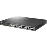 D-Link DSS-200G-28MPP switch Gestionado L2 Gigabit Ethernet (10/100/1000) Energía sobre Ethernet (PoE) 1U Gris, Interruptor/Conmutador Gestionado, L2, Gigabit Ethernet (10/100/1000), Bidireccional completo (Full duplex), Energía sobre Ethernet (PoE), 1U