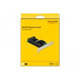 DeLOCK Tarjeta PCI Express x4 SATA de 16 puertos, Controlador 