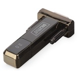 Digitus Adaptador en serie USB 2.0 negro, USB 2.0, D-Sub 9 Male, Negro