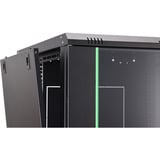 Digitus Caja de pared Dynamic Basic Serie - 600x600 mm (AnxP), Armario IT negro