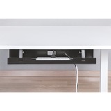 Digitus Canal de gestión de cables, bajo mesa, Guía para cable negro