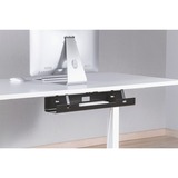 Digitus Canal de gestión de cables, bajo mesa, Guía para cable negro