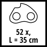 EINHELL 4500171 cadena de sierras de repuesto Einhell, BG-PC 3735, 170 g, 88 mm, 151 mm, 35 mm