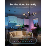 Govee Bombilla inteligente Edison E27 500lm, Lámpara LED 