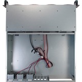 Inter-Tech 2U 2404L S-ATA Estante Negro, Gris, Servidor de vivienda negro, Estante, Servidor, Negro, Gris, micro ATX, Mini-ITX, Acero, 2U