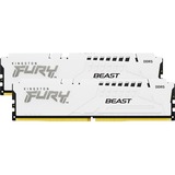 Kingston FURY FURY Beast 32GB 6800MT/s DDR5 CL34 DIMM (Kit of 2) White EXPO, Memoria RAM blanco, 32 GB, 2 x 16 GB, DDR5, 288-pin DIMM, Blanco