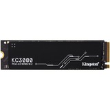 Kingston KC3000 M.2 512 GB PCI Express 4.0 3D TLC NVMe, Unidad de estado sólido negro, 512 GB, M.2, 7000 MB/s