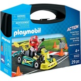 PLAYMOBIL Go-Kart Racer Carry Case, Juegos de construcción Figura de juguete, 5 año(s), Plástico, 29 pieza(s), 298,15 g
