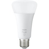 Philips Hue Bombilla inteligente A67 - E27 - 1600, Lámpara LED Philips Hue White Bombilla inteligente A67 - E27 - 1600, Bombilla inteligente, Blanco, Bluetooth/Zigbee, LED integrado, E27, Blanco cálido