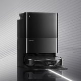 Roborock Qrevo Slim Sin bolsa Negro, Robot aspirador negro, Sin bolsa, Negro, Alrededor, 67 dB, 0,22 L, 0,072 L