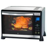 Rommelsbacher BGE 1580/E horno tostador 30 L 1580 W Negro, Acero inoxidable Parrilla, Mini horno acero fino, 30 L, Negro, Acero inoxidable, Tocar, 80 - 230 °C, Acero inoxidable, 120 min