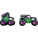 Spin Master Monster Jam - Monster Truck Smash & Bash, Coche Teledirigido Grave Digger Modo Choque y Reparación Automática, Escala 1:15 - Coches para Niños - Juguetes Niños 4 años +, Radiocontrol Monster Jam - Monster Truck Smash & Bash, Coche Teledirigido Grave Digger Modo Choque y Reparación Automática, Escala 1:15 - Coches para Niños - Juguetes Niños 4 años +, Monster truck, 4 año(s), Plástico, Negro, Verde