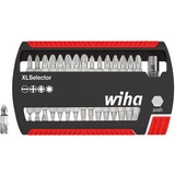 Wiha Juego de puntas XLSelector Standard, 31 piezas, Conjuntos de bits negro/Rojo