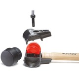 Wiha Martillo de seguridad, medio blando / duro negro/Madera