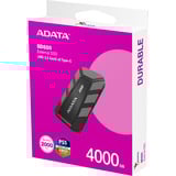 ADATA SD820-4000G-CGY, Unidad de estado sólido negro/Gris