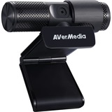 AVerMedia PW313 cámara web 2 MP 1920 x 1080 Pixeles USB 2.0 Negro, Webcam negro/Negro, 2 MP, 1920 x 1080 Pixeles, 30 pps, M-JPEG, USB 2.0, Negro