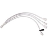 Alphacool Divisor de cable en Y 4 pines a 4x 4 pines PWM, 30 cm, Cable Y blanco
