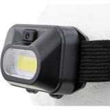 Ansmann Linterna frontal HD120B, Luz de LED negro