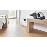 Bosch Serie 8 BSS82SIL1 aspiradora de pie y escoba eléctrica Aspiradora escoba Batería Secar Sin bolsa Negro, Plata 5 Ah, Aspirador vertical blanco, Aspiradora escoba, Sin bolsa, Negro, Plata, Secar, Filtrado, Suelo duro, Alfombra, Escalones, Tapicería