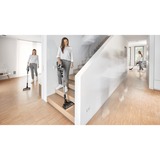 Bosch Serie 8 BSS82SIL1 aspiradora de pie y escoba eléctrica Sin bolsa Negro, Plata, Aspirador vertical blanco, Sin bolsa, Negro, Plata, Secar, Filtrado, Suelo duro, Alfombra, Escalones, Tapicería, LED