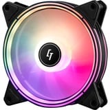 Chieftec NF-1225RGB sistema de refrigeración para ordenador Carcasa del ordenador Ventilador 12 cm Negro 1 pieza(s) transparente, Ventilador, 12 cm, 1600 RPM, 28 dB, 68 cfm, Negro