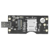 DeLOCK 63166 tarjeta y adaptador de interfaz Interno M.2, Convertidor USB tipo A, M.2, Negro, 38 mm, 93 mm, 6 mm