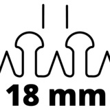 EINHELL GE-CH 1855/1 Li - Solo Cuchilla doble 2,44 kg, Cortasetos rojo/Negro, Batería, 2,44 kg, 130 mm, 1005 mm, 170 mm, 3,02 kg
