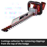 EINHELL Tijera de setos a batería GE-CH 36/61 Li-Solo, 36 Voltios (2x18V), Cortasetos rojo/Negro