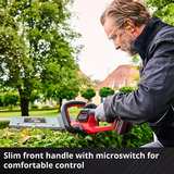 EINHELL Tijera profesional para setos a batería GP-CH 18/50 Li BL-Solo, 18Volt, Cortasetos rojo/Negro