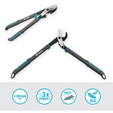 GARDENA EnergyCut Pro S, 12050-88, Tijeras de podar gris/Turquesa
