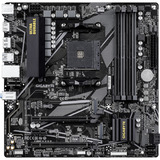 GIGABYTE B550M DS3H R2, Placa base negro/Gris