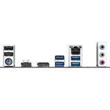 GIGABYTE B550M DS3H R2, Placa base negro/Gris