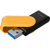 Kingston DataTraveler 512GB Portable USB 3.2 Gen 1 Exodia S (Black/Yellow), Lápiz USB negro/Amarillo, 512 GB, USB tipo A, 3.2 Gen 1 (3.1 Gen 1), Girar, 8,72 g, Negro, Amarillo