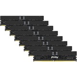 Kingston FURY FURY 128GB 6400MT/s DDR5 ECC Reg CL32 DIMM (Kits de 8) Renegade Pro XMP, Memoria RAM negro, 128 GB, 8 x 16 GB, DDR5, 288-pin DIMM, Negro