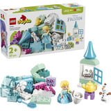 LEGO DUPLO Disney Frozen Caja creativa con Elsa y Olaf, Juegos de construcción 