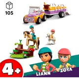 LEGO Remolque para Caballo y Poni, Juegos de construcción Juego de construcción, 4 año(s), Plástico, 105 pieza(s), 248 g