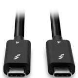 Lindy 31121 cable Thunderbolt 2 m 40 Gbit/s Negro negro, Masculino, Masculino, 2 m, Negro, Níquel, 40 Gbit/s