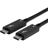 Lindy 31121 cable Thunderbolt 2 m 40 Gbit/s Negro negro, Masculino, Masculino, 2 m, Negro, Níquel, 40 Gbit/s